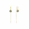 pepitebijoux,boucles d'oreilles,plaqué or,pierre sertie,labradorite