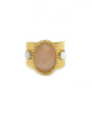 bague Anna quartz rose