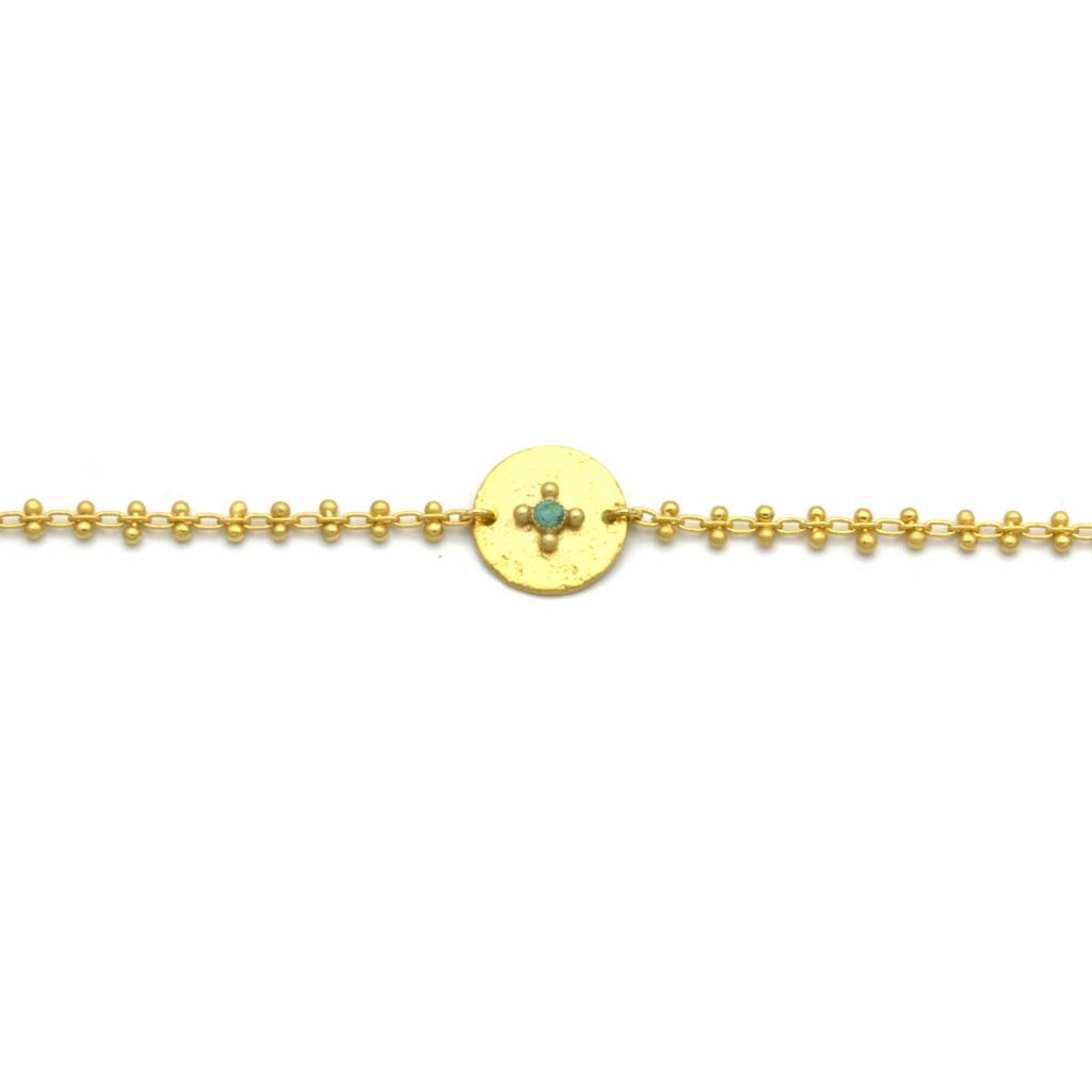 Aponi, bracelet en chaîne, or fin, made in paris, designer,