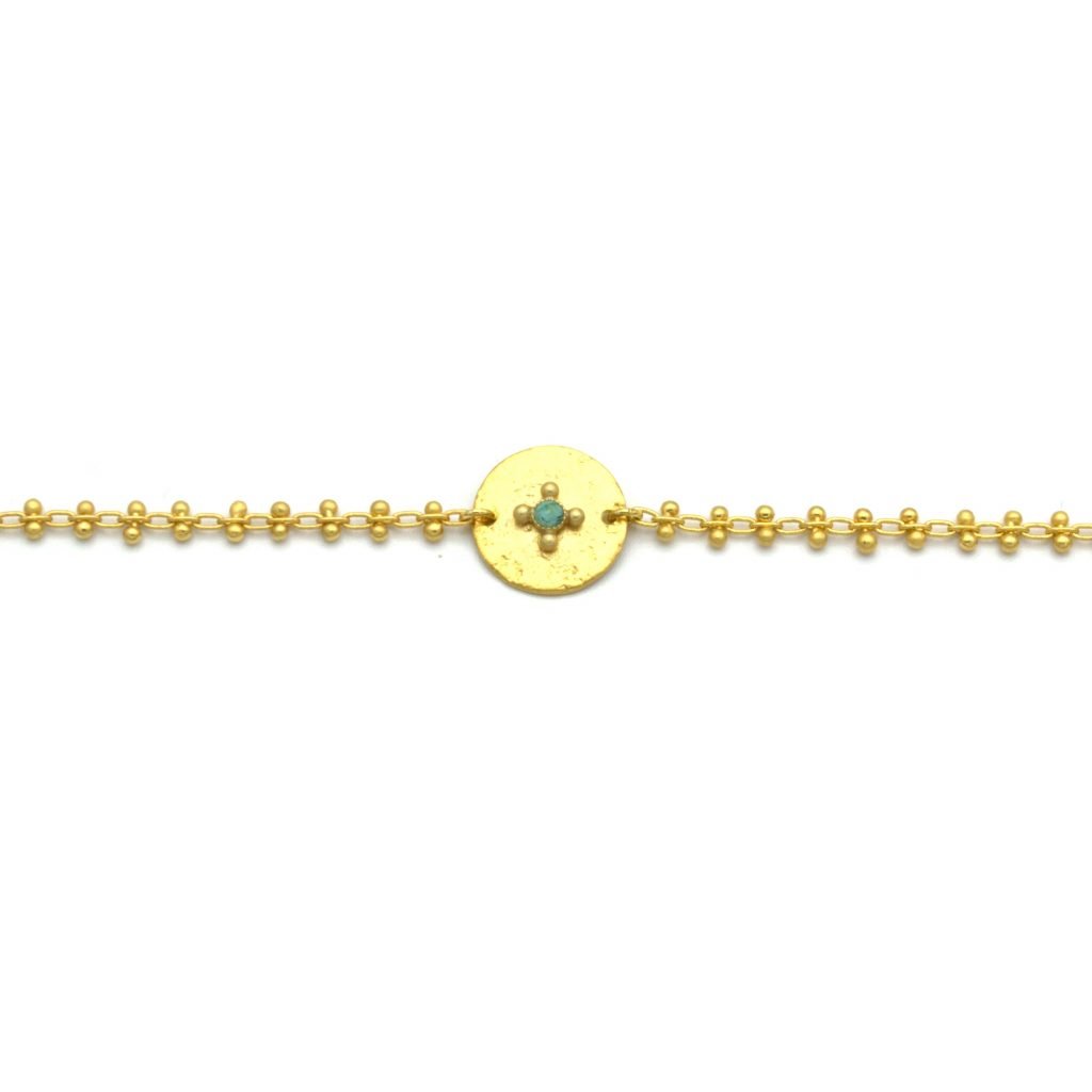 Aponi, bracelet en chaîne, or fin, made in paris, designer,