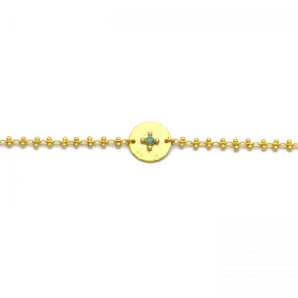Aponi, bracelet en chaîne, or fin, made in paris, designer,