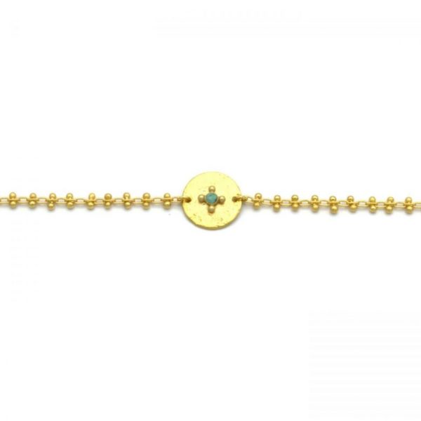 Aponi, bracelet en chaîne, or fin, made in paris, designer,