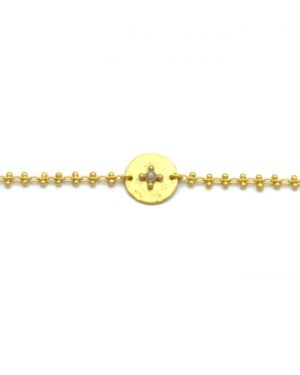 Aponi, bracelet en chaîne, or fin, made in paris, designer, nacre