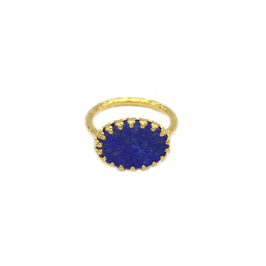 bague akira,lapis lazuli,pepitebijoux,plaquéor,pierre naturelles,pierres fines