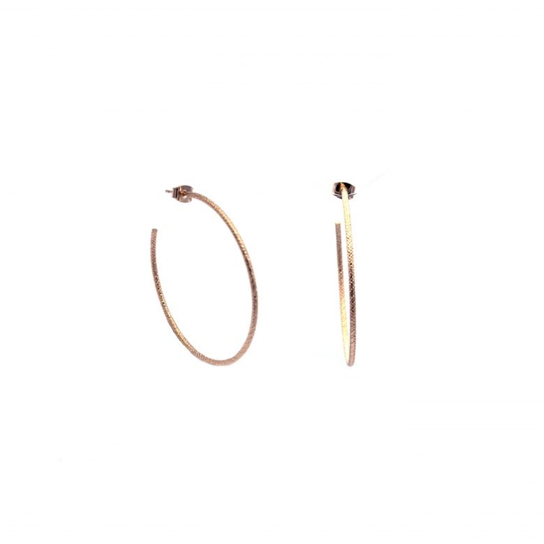 pépitebijoux,créoles,plaqué or rose,