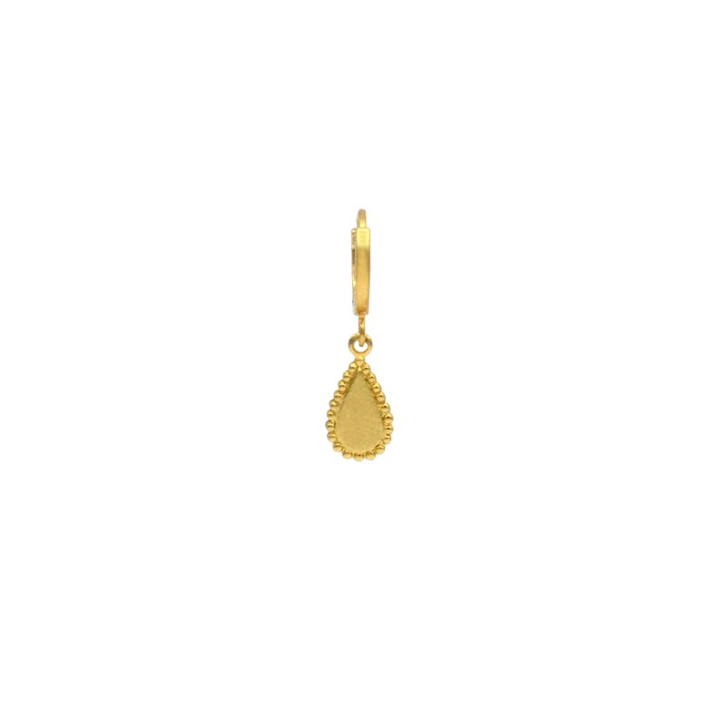 anneau créole, boucles d'oreille pendante, créole pendentif, créole plaqué or, eyota, mini créole pendentif