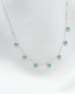 collier juliette calcedoine argent pepite bijoux