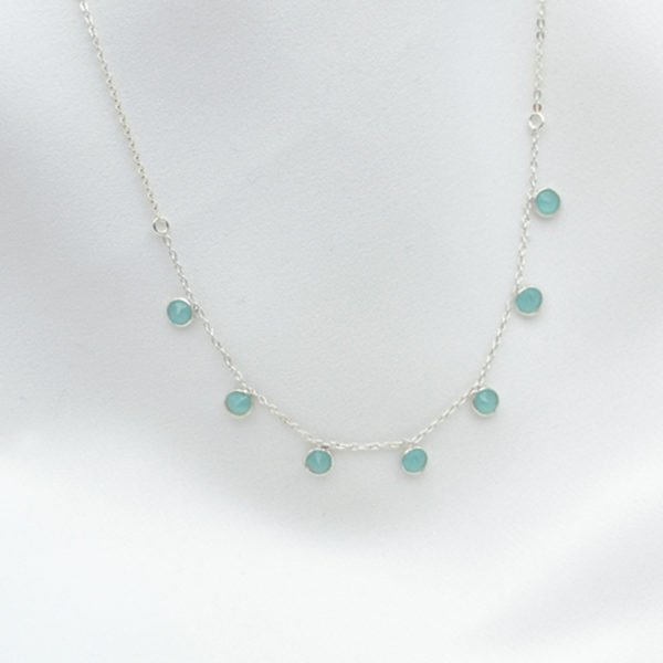 collier juliette calcedoine argent pepite bijoux