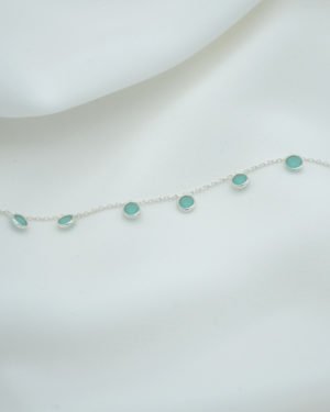 calcedoine,juliette,bracelet,argent,pépitebijoux