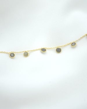 bracelet, juliette, labradorite,plaqueor,pepitebijoux