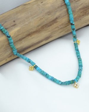 collier bohème, collier ethnique, collier ethnique or, collier ras de cou surfeur, collier style surfeur, collier surfeur, massai, ras de cou surfer, turquoise