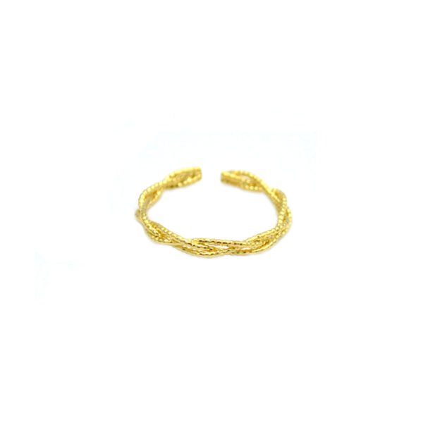 clara tressé, bague ajustable,paris ,pépite bijoux