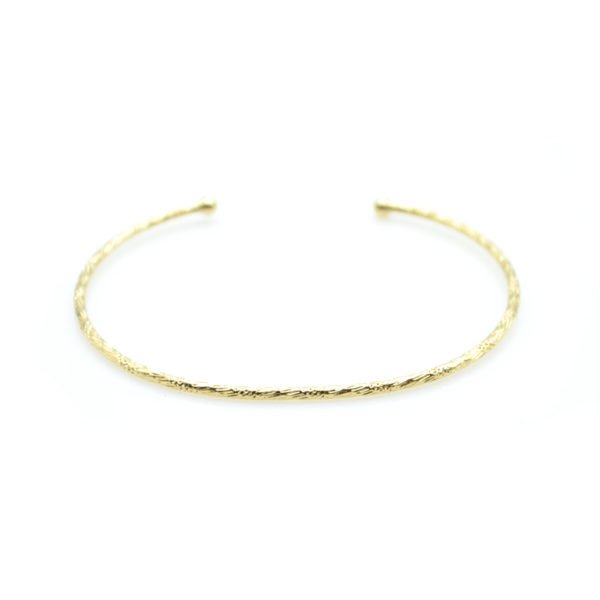 Bracelet jonc, bracelet jonc ouvert, jonc ciselé, Jonc ouvert, jonc simple, lea