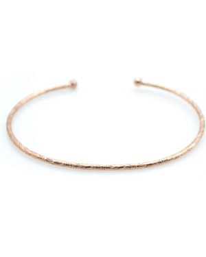 jonc ciselé, jonc ciselé en or rose, jonc en or rose, créateur de bijoux fantaisie paris, bijoux fantaisie, jonc or rose