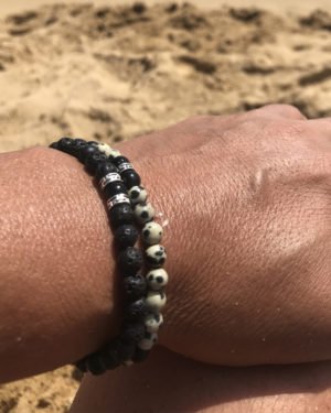 zen,bracelet,lave,dalamatien