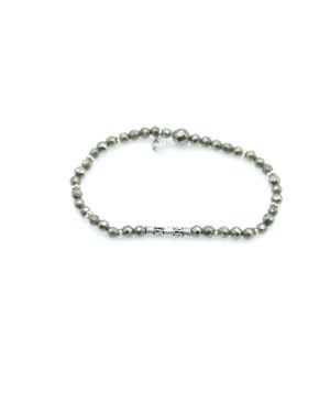 yan,bracelet,pyrite,argent