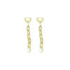 boucles d'oreilles r,chloe,paris,plaqué or, france,pépite bijoux,gold plated,2