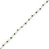 bracelet delhi perle plaqué or pepite bijoux grenat