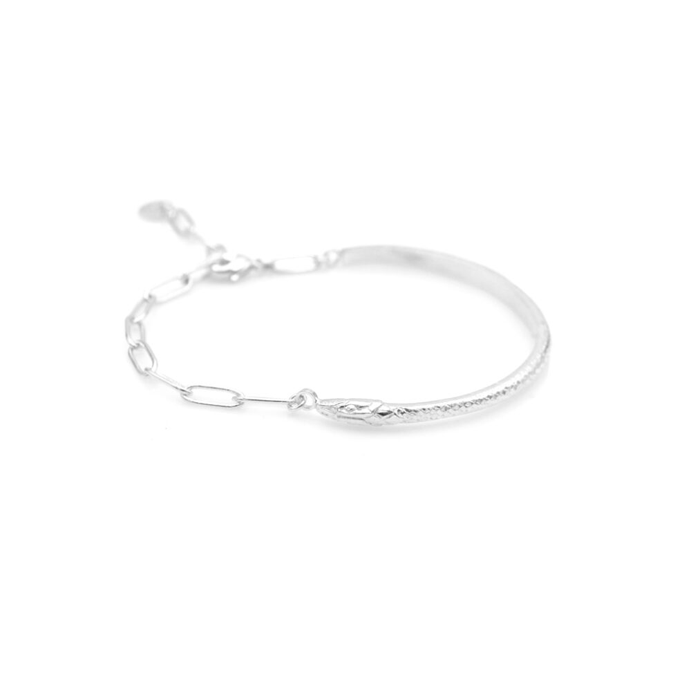 Bracelet serpent en demi-jonc – Image 2