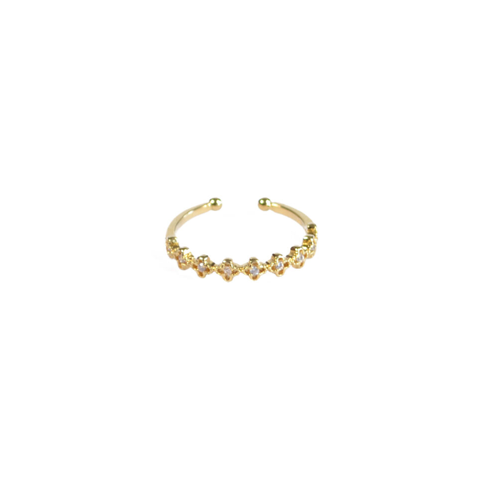 Bague ornées de cristaux
