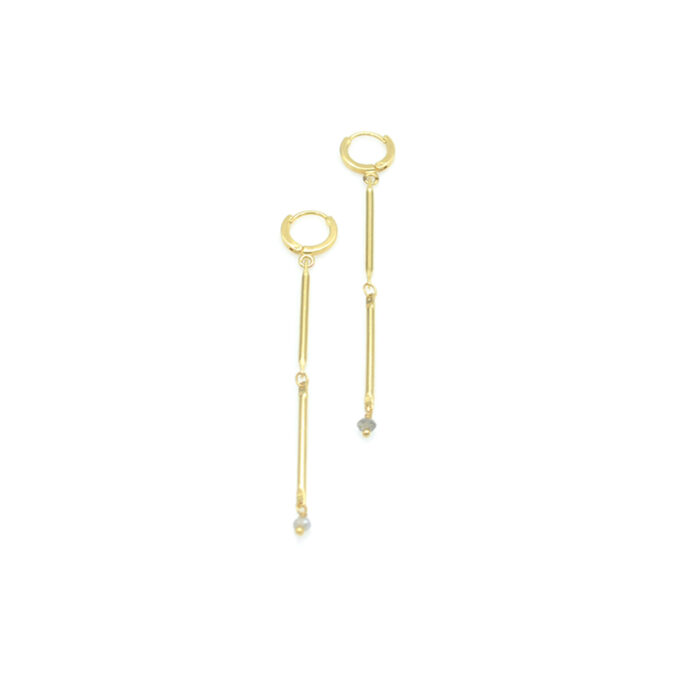 Boucles d’oreilles tiges ornées d’une perle