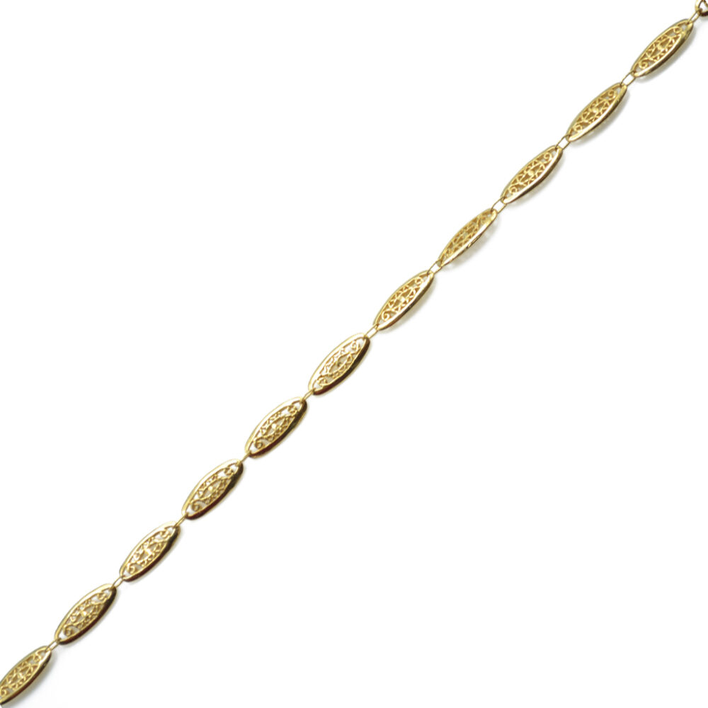 Bracelet oriental à pastilles dentelées