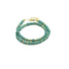 Amazonite, bracelet double tour, bracelet petites perles, dila, jaspe africain