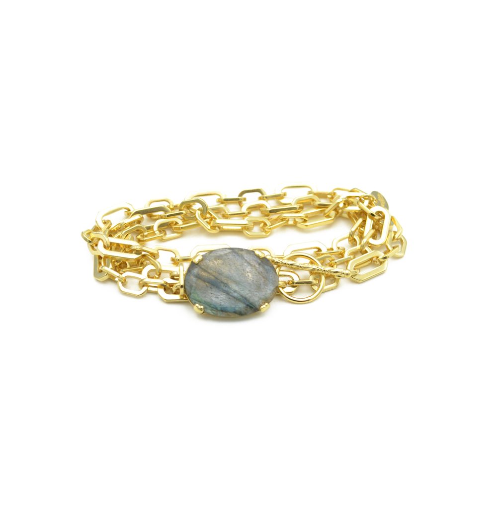 bracelet collier bella labradorite