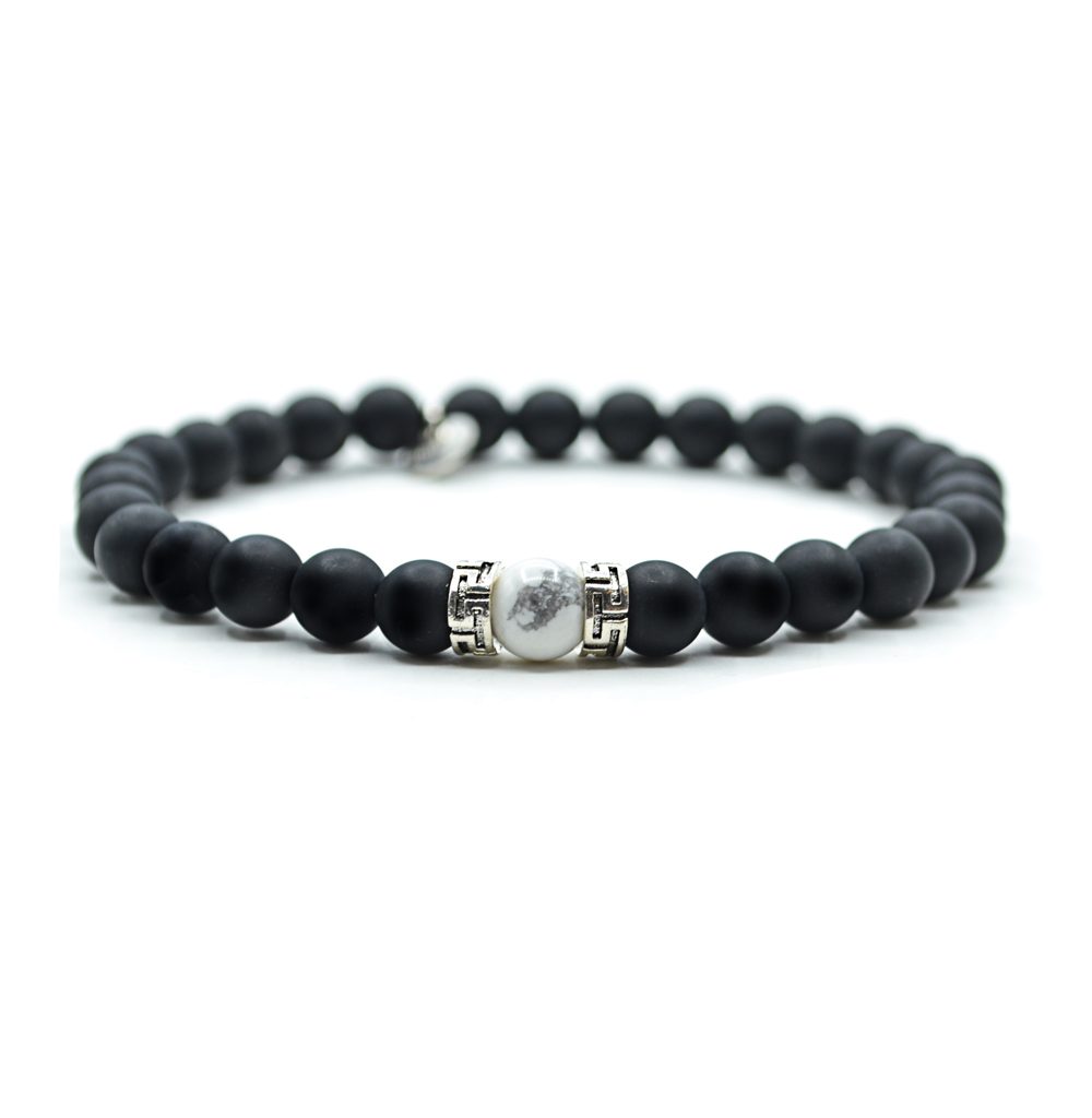 homme bracelet elsatique pepite bijoux homme ardoise ok