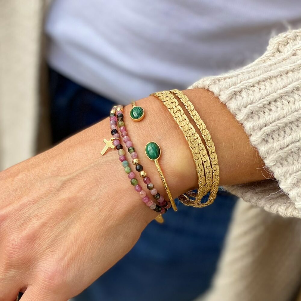 Bracelet collier triple tours  – Image 2
