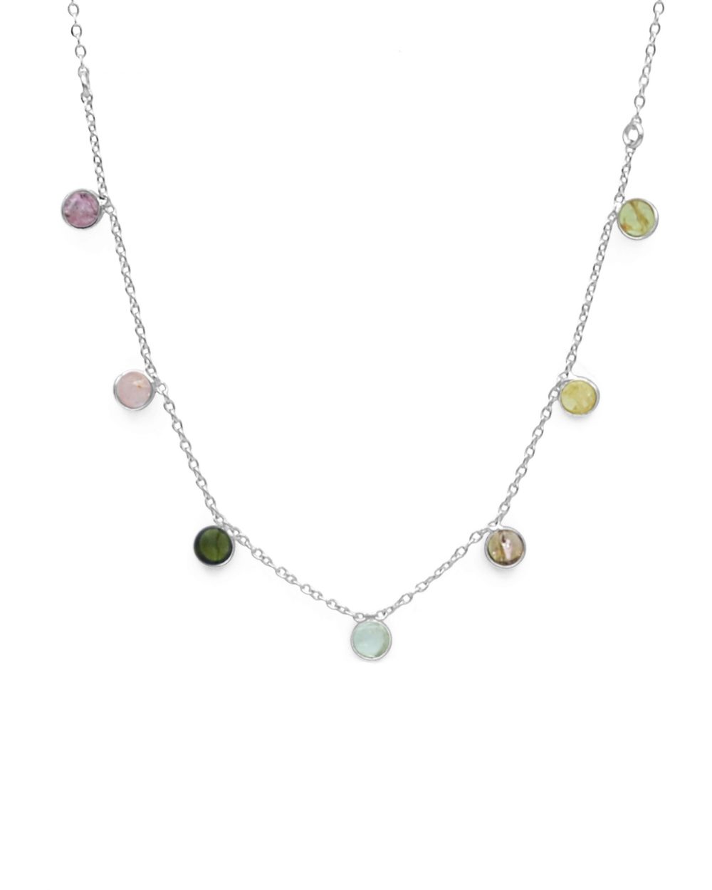 collier JULIETTE tourmaline argent