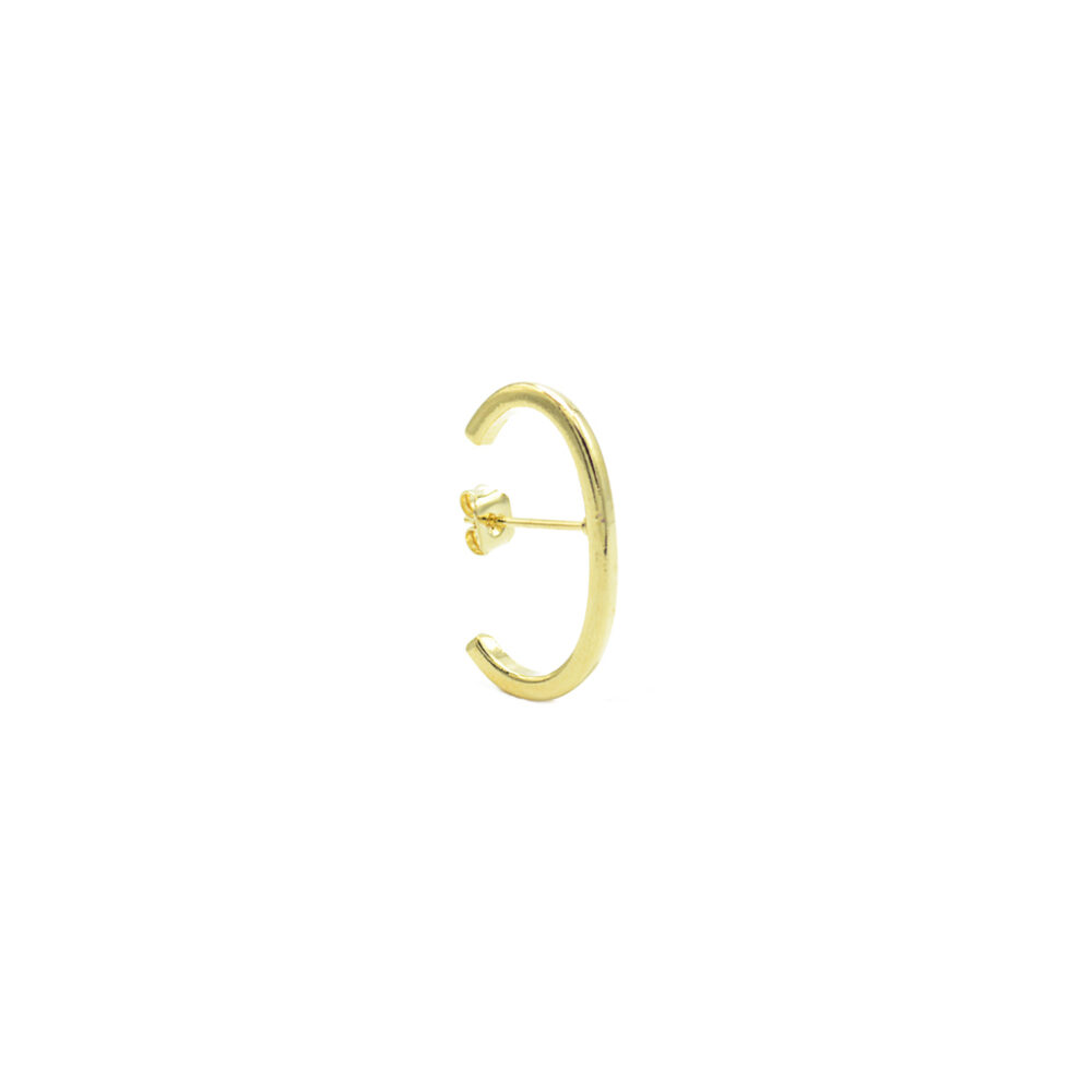 Boucle d'oreille demi cercle