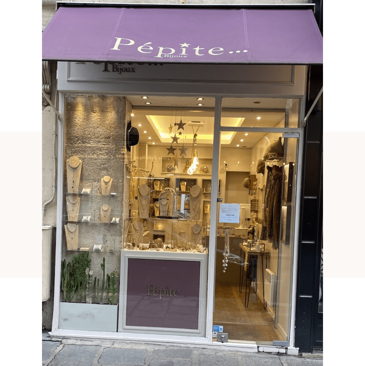 Boutique Pépite Bijoux Paris Chatelet