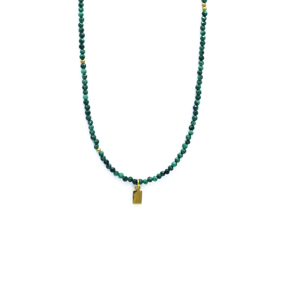 collier toursmalachite