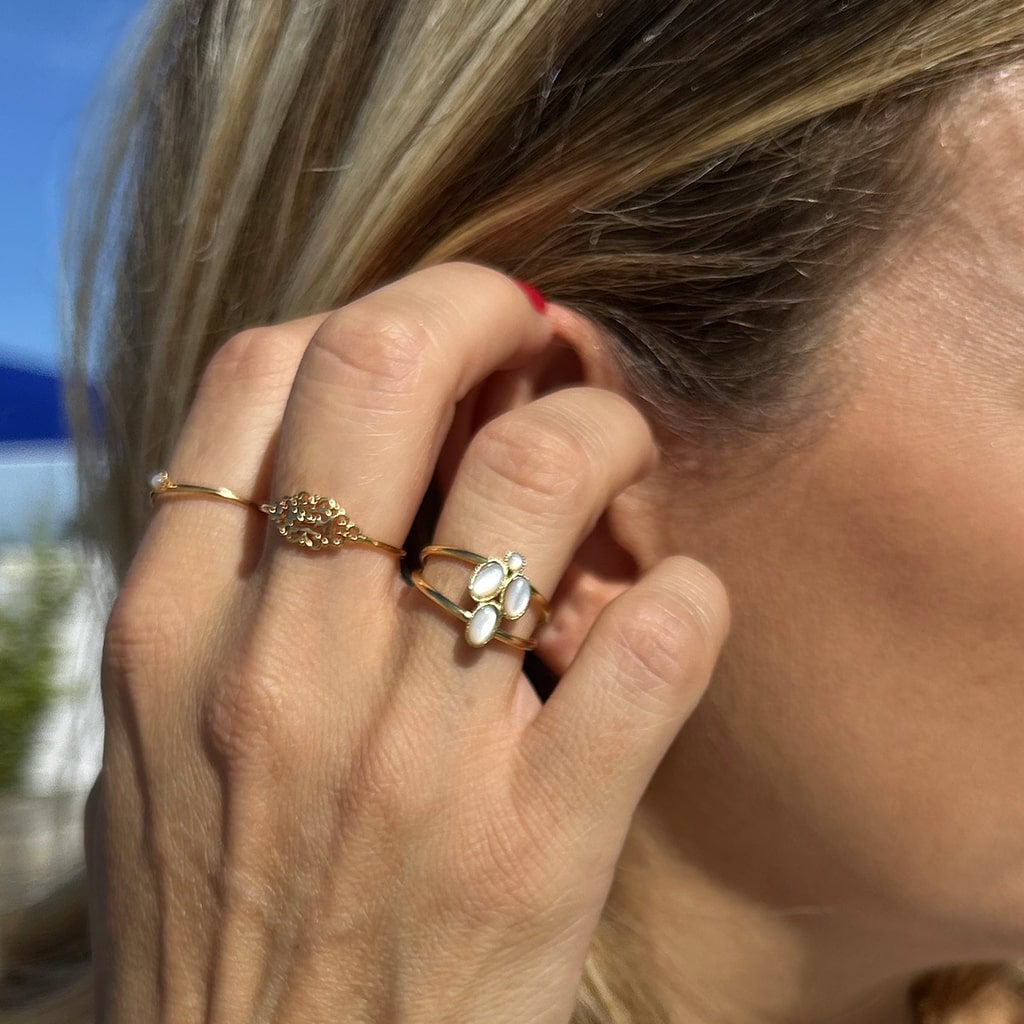 Bague multi pierre best sale