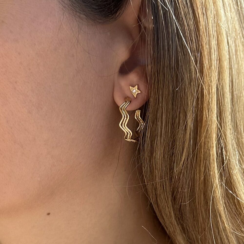 Boucles d'oreilles Zig Zag – Image 2