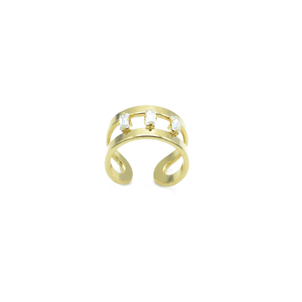 Bague 3 cristaux – Image 2