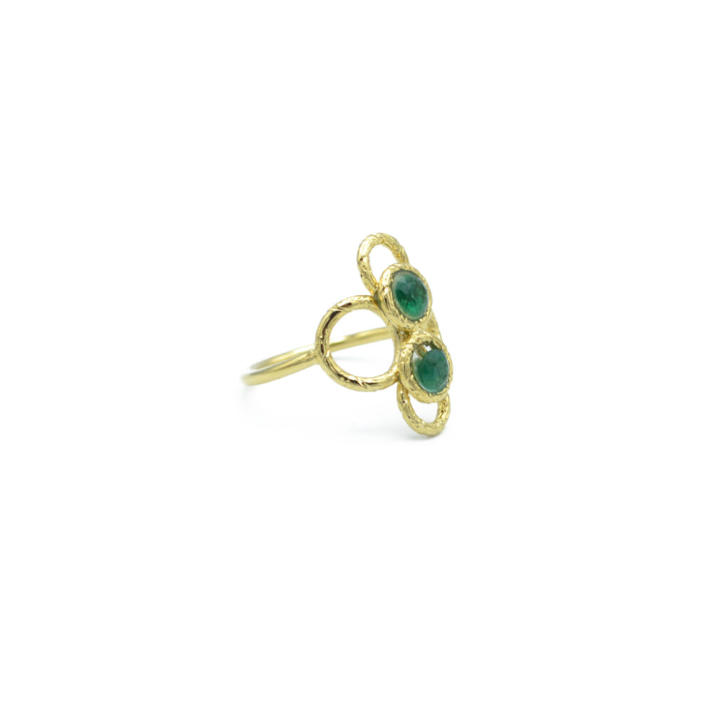 Bague multi anneaux empierrée – Image 4