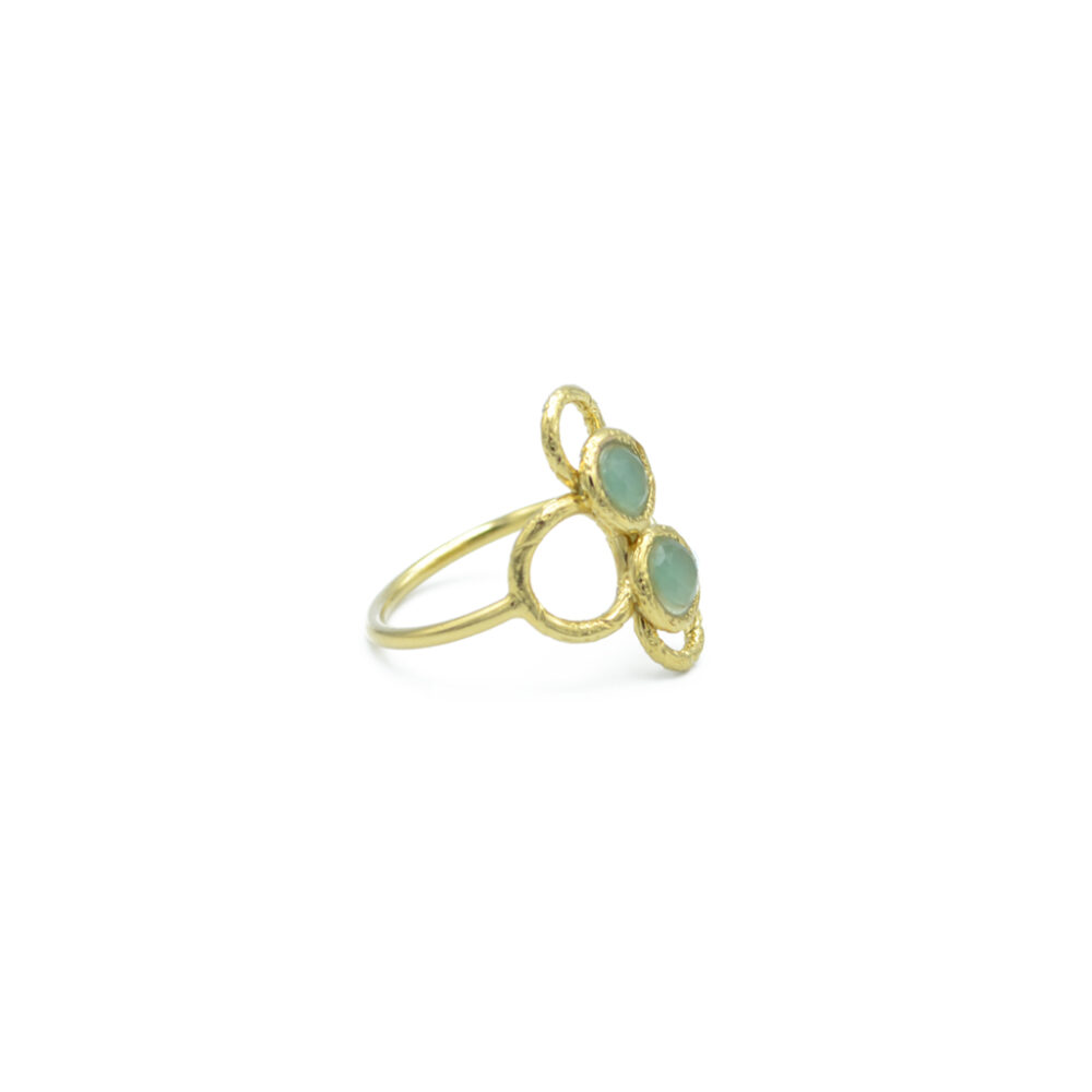 Bague multi anneaux empierrée – Image 2
