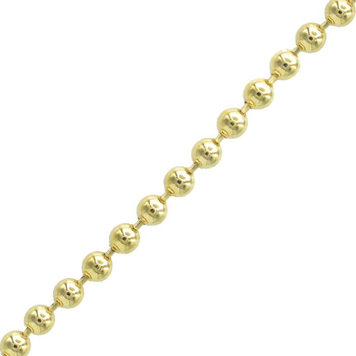 Bracelet perles dorées