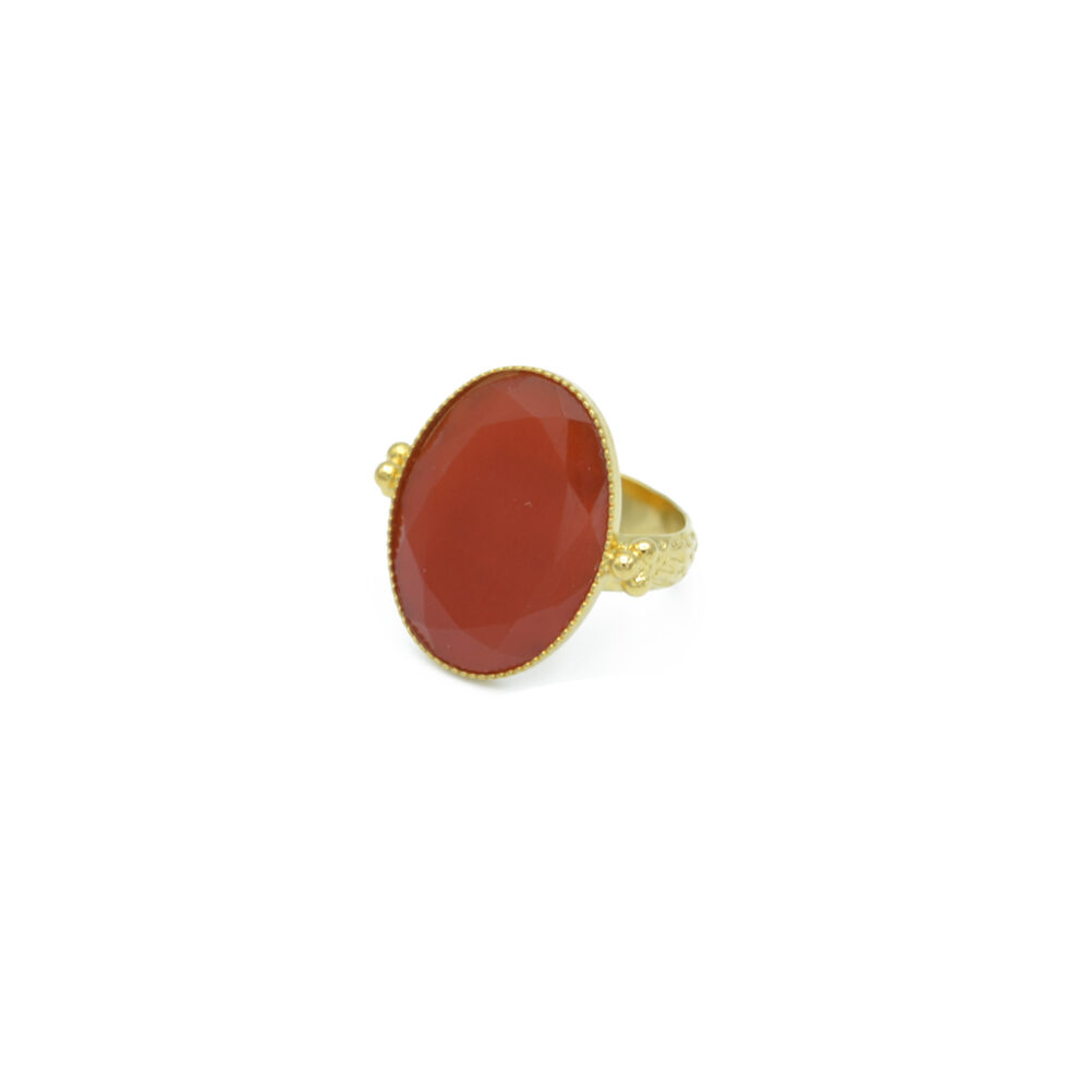 Bague pierre ovale XL – Image 3