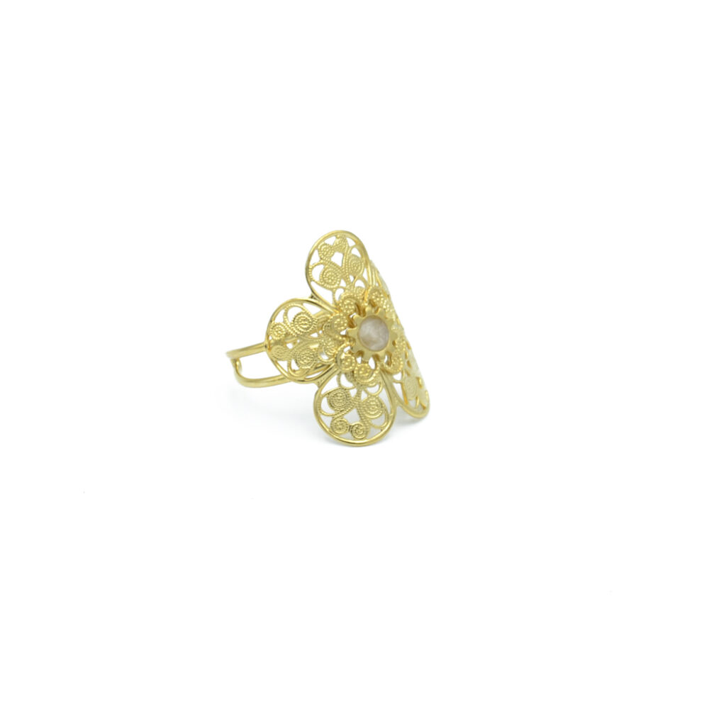 Bague fleur dentelée – Image 3