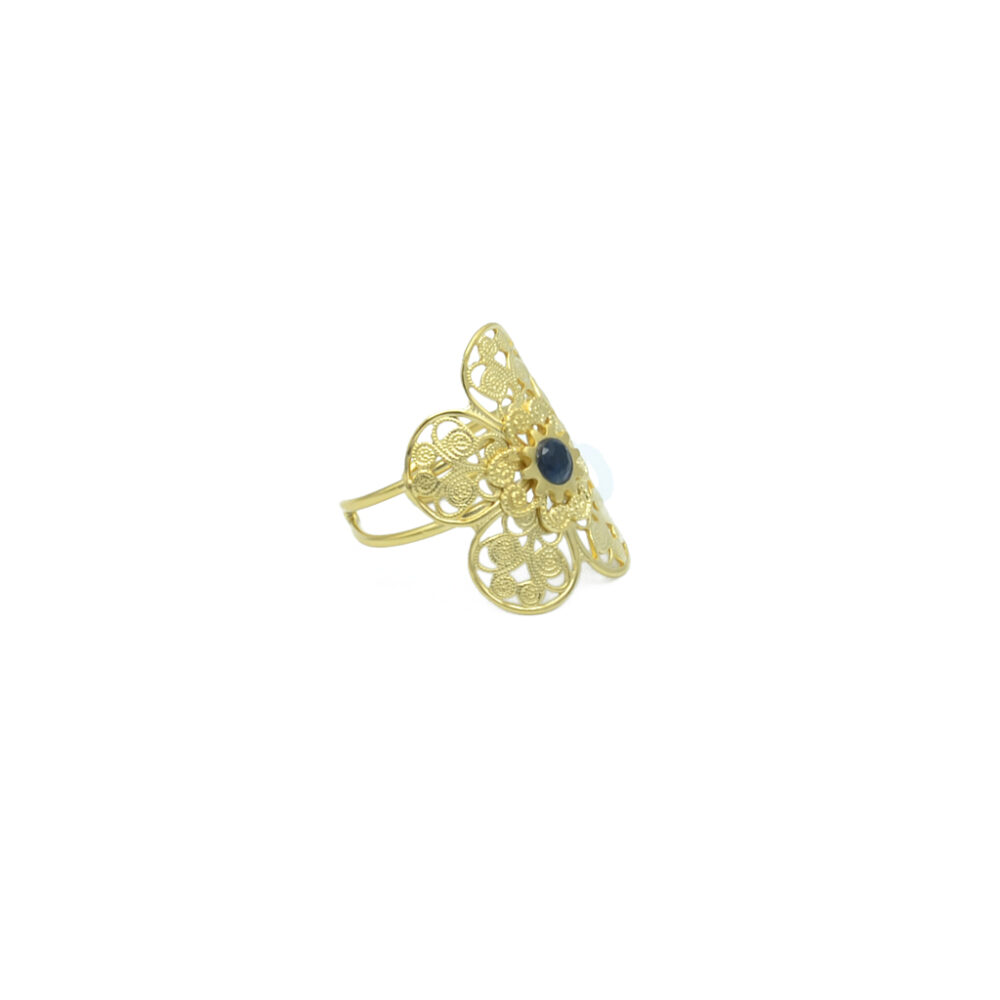 Bague fleur dentelée – Image 2
