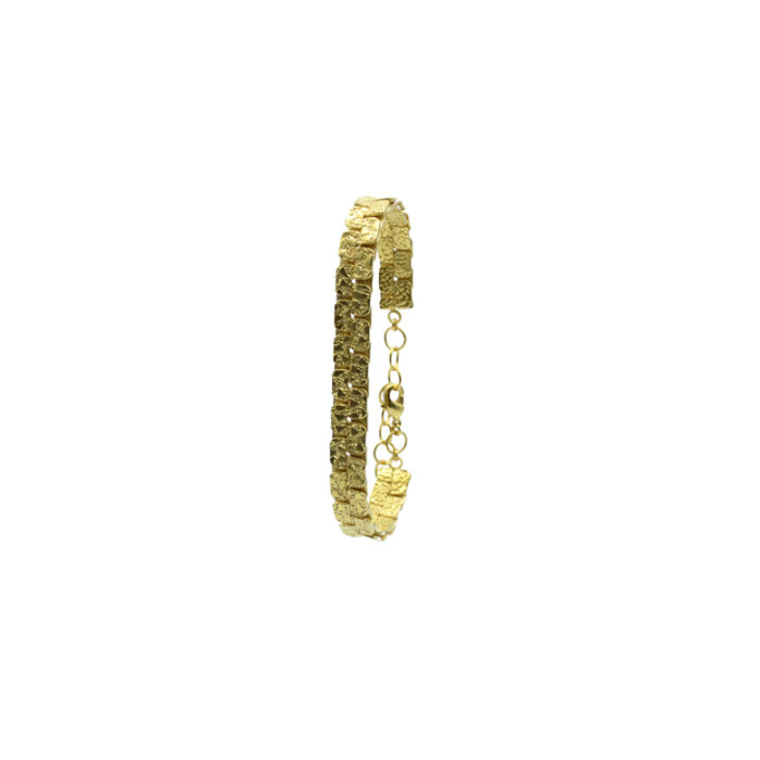 Bracelet maille plate double