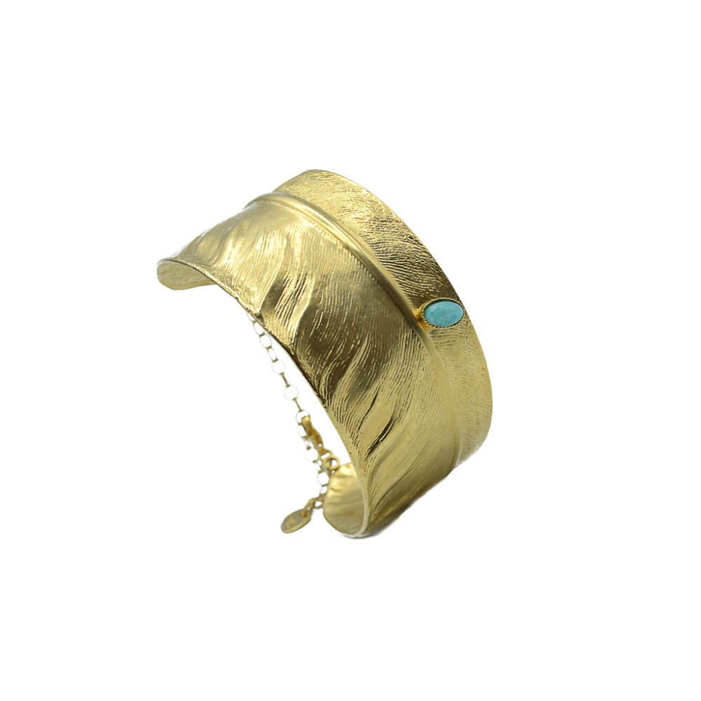 Bracelet plume Amazonite – Image 2