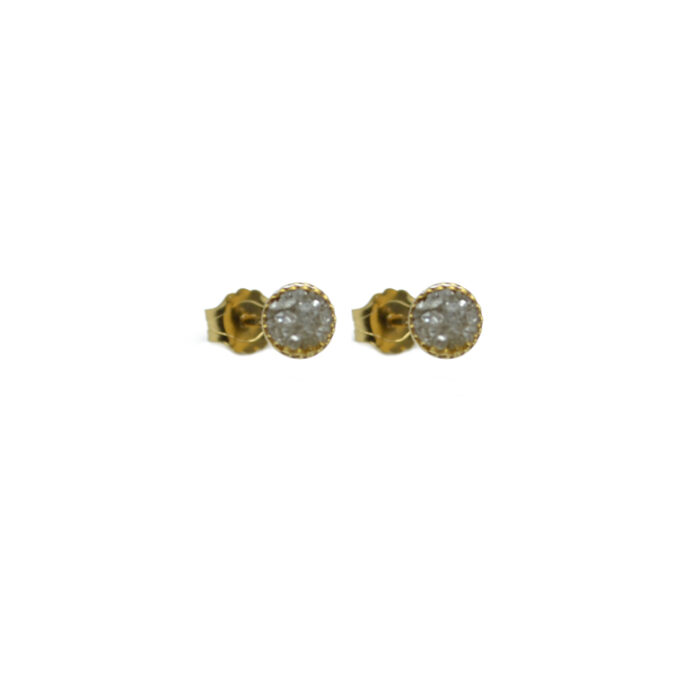 Boucles d’oreilles éclats de diamant