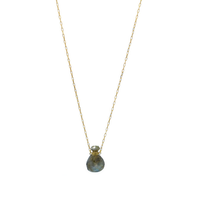Collier pendentif fiole