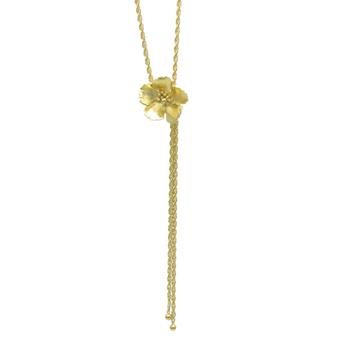 Sautoir fleur