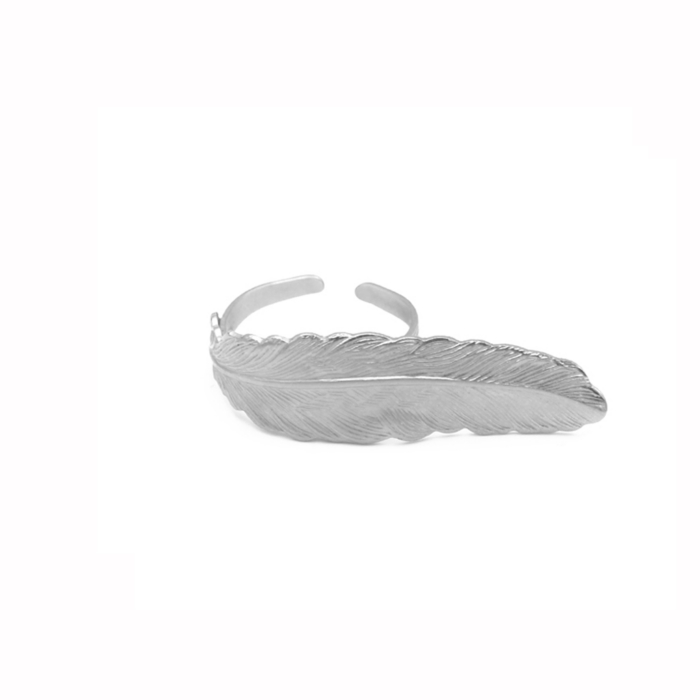 Bague plume XL