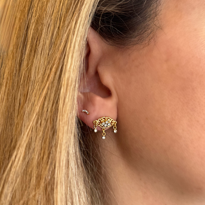 Boucles d&rsquo;oreilles puces dormeuses